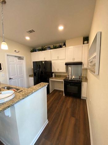 Residents' kitchen in clubhouse